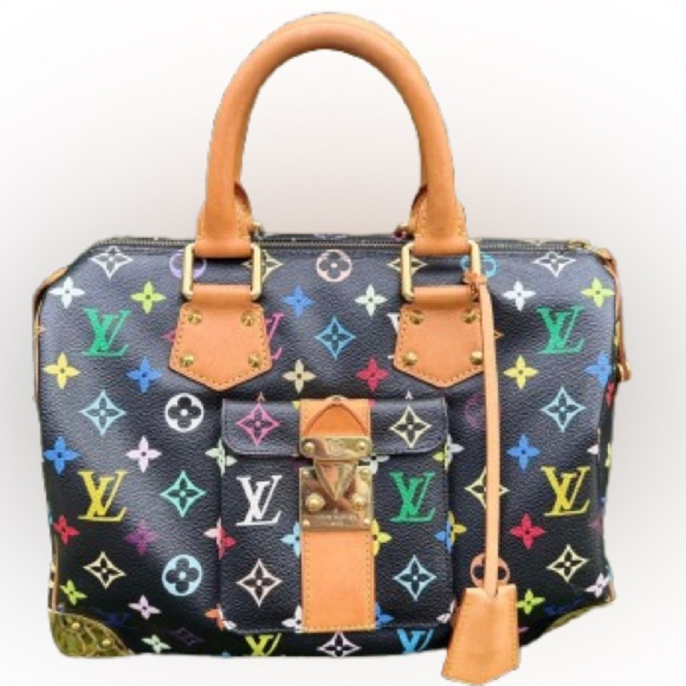 💎 MULTICOLOR 💎 SPEEDY 30 PURSE 
LOUIS VUITTON Takashi Murakami - Picture 10 of 13